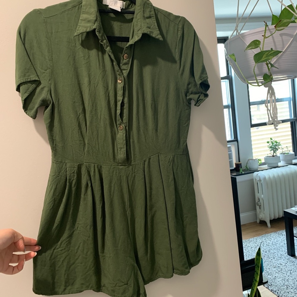 Military Green Romper/Playsuit